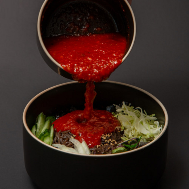 [호시절밀키트] 양산맛집 리얼 수제막국수 450g X 4, 1세트, 막국수 450g X 4