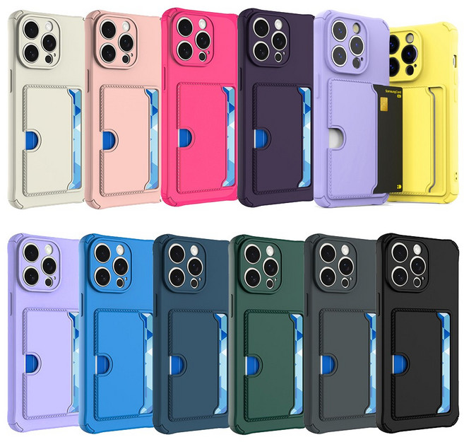 벨라 SF 사이드 카드 2장 수납 실리콘 젤리 케이스(+폰클리너 증정)