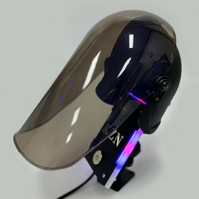 EZN 오토바이 배달 대행 충전 거치대 H-02 핼맷형 썬가드 결합