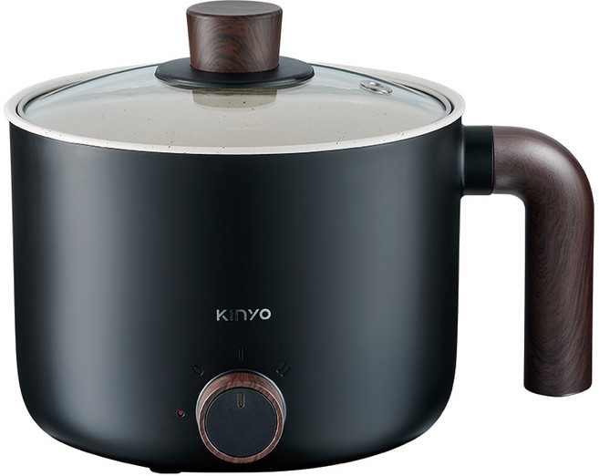 KINYO 1.2L多功能陶瓷美食鍋 FP-0876, FP0876BK