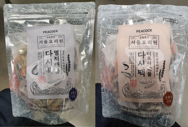 피코크 멸치 + 디포리해물 다시팩 육수 요리 국물, 2개, 248g