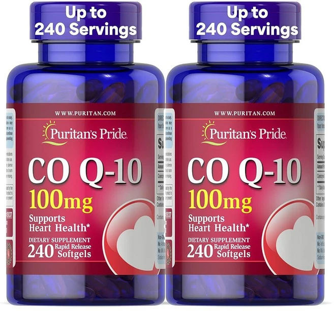 퓨리탄프라이드 코큐텐 100mg 소프트젤 240정 2팩 - 쿠팡