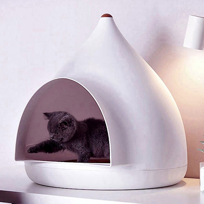 아기 고양이집 동굴집 새끼 강아지 하우스 사계절 실내 향균소재, 1개