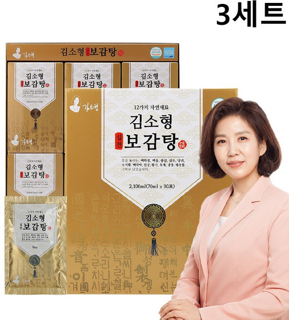 1+1 선물세트 김소형 십전 보감탕 70ml X 30포, 90개