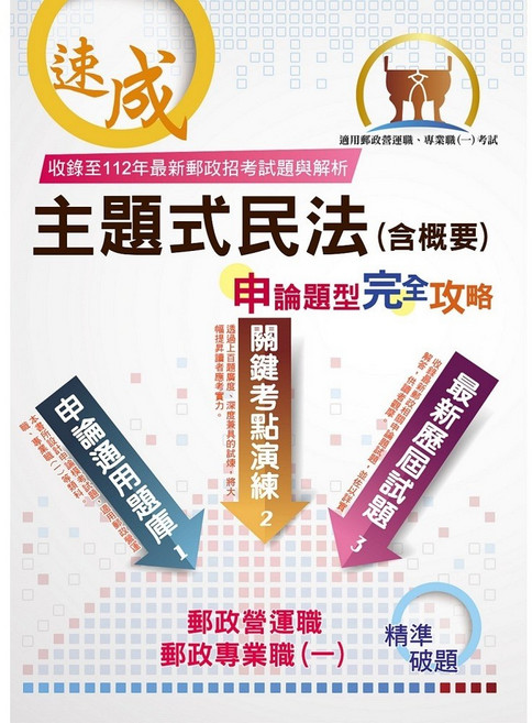 2025年 郵政（郵局） 民法（含概要）申論題型 攻略