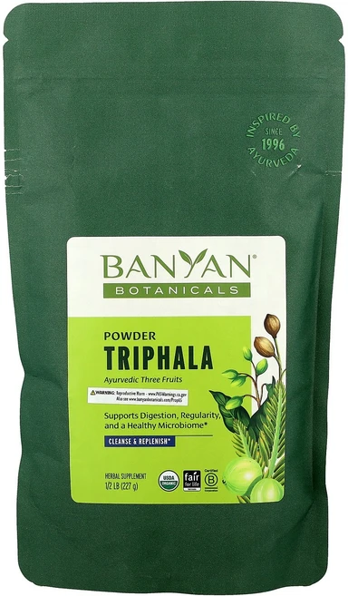 Banyan Botanicals Triphala Powder 0.5 lb (227 g), Banyan Botanicals, Triphala Po, 227g, 1개 - 쿠팡