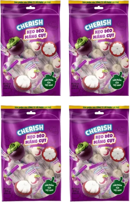 베트남 체리쉬 망고스틴 젤리 275g, 4개 - 쿠팡