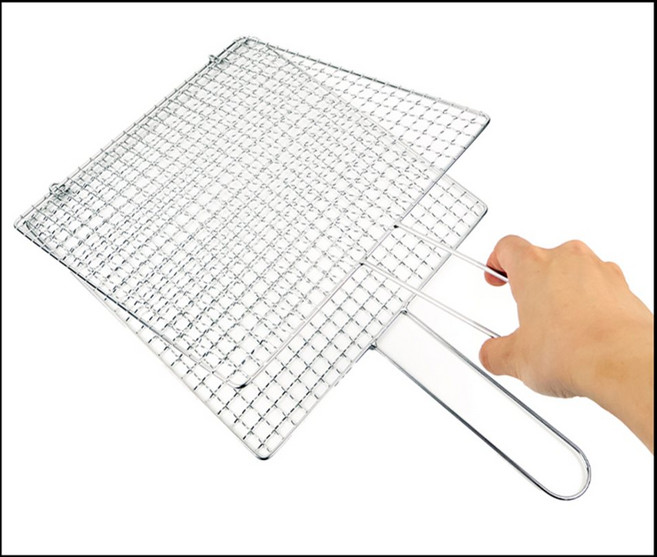 에센셜플러스 양면 사각 석쇠 26cm 캠핑음식준비