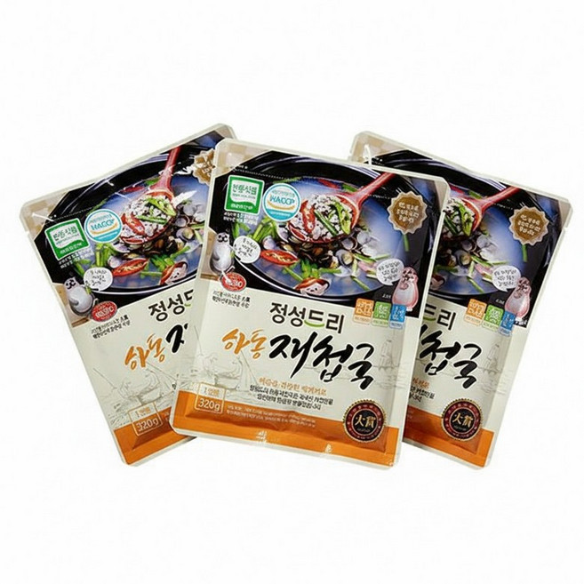 정성드리 하동재첩국 (320gx10개), 10개, 320ml
