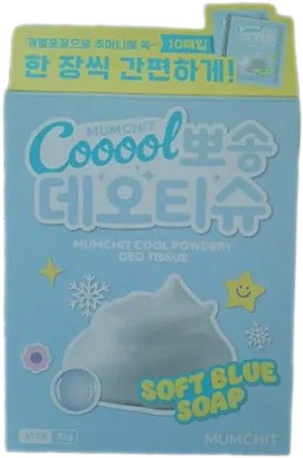 [멈칫] 쿨 뽀송 데오티슈 / 땀티슈 데오드란트티슈 데오시트 여름필수템, 30개입 - 쿠팡