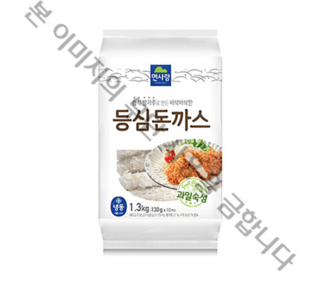 면사랑 등심돈까스, 1.3kg, 5개