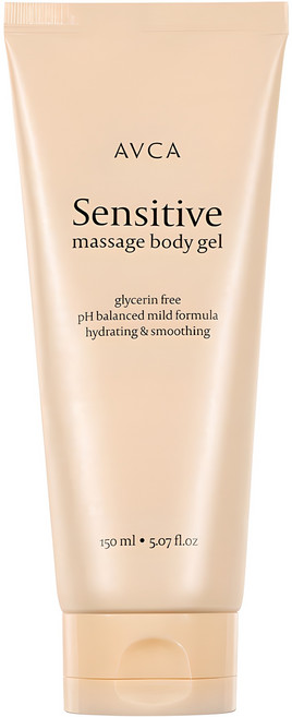 아브카 센서티브 수용성 나이트 저자극 마사지 바디 젤 무향, 150ml, 1개