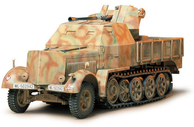 타미야 프라모델 밀리터리 [35144] 1/35 German Sd.Kfz.7/2 8-ton Half-Track w/Flak 37, 1개
