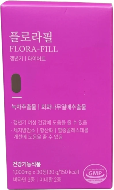 플로라필 갱년기 다이어트 회화나무열매추출물, 1개, 30정 - 쿠팡