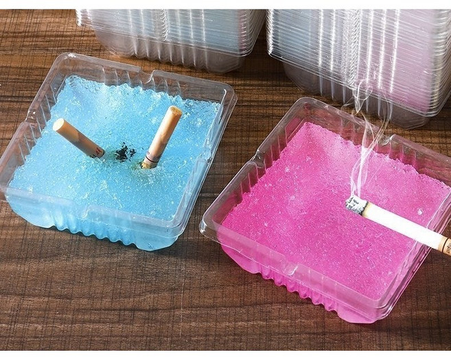 통통몰 편리 남새방지 일회용 재떨이 50P, 50세트, 혼합 색상