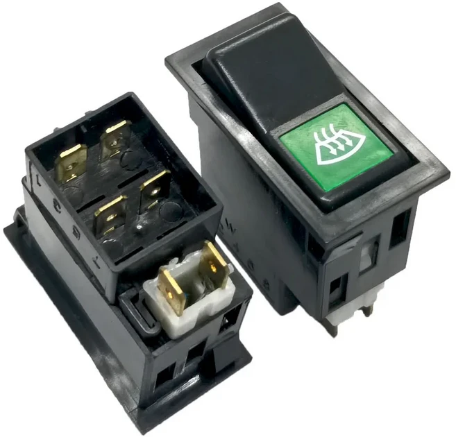 트럭 굴삭기 크레인 자동차 스타일링 로커 스위치 버튼 범용 엔진 정지 라메 팬 전원 와이퍼 안개등 1 개