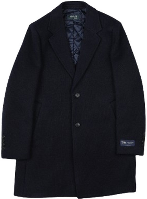 본사직영 이월 런던포그 남성 네이비 울 코트 ( LMWMA851)