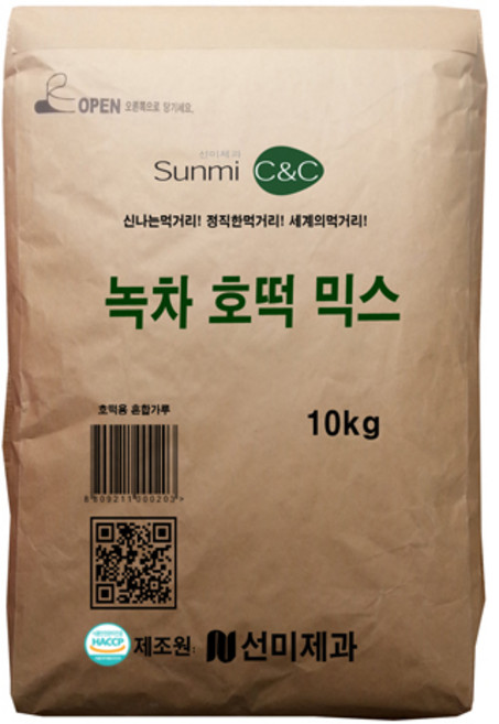 [선미c&c] 녹차호떡믹스 10kg, 1개