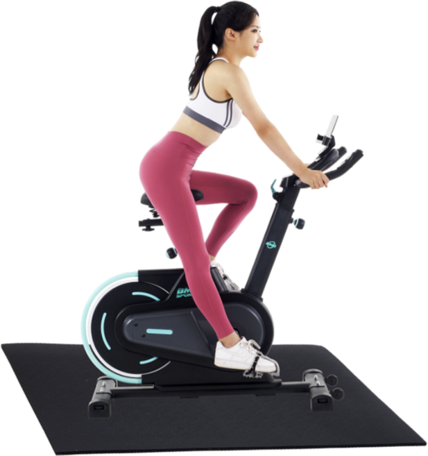 비앰비스포츠 마그네틱 BSI-M305BZ 스핀바이크 헬스 실내자전거 홈트 운동, BSI-M305BZ 블랙+전용매트(12T)