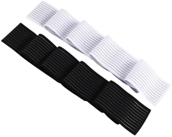 가슴 고정 런닝 헬스 흔들림 처짐 방지 윗 밴드, 2개, 화이트+블랙