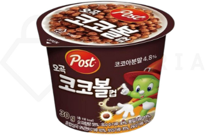 포스트 오곡코코볼 컵 시리얼, 30g, 6개