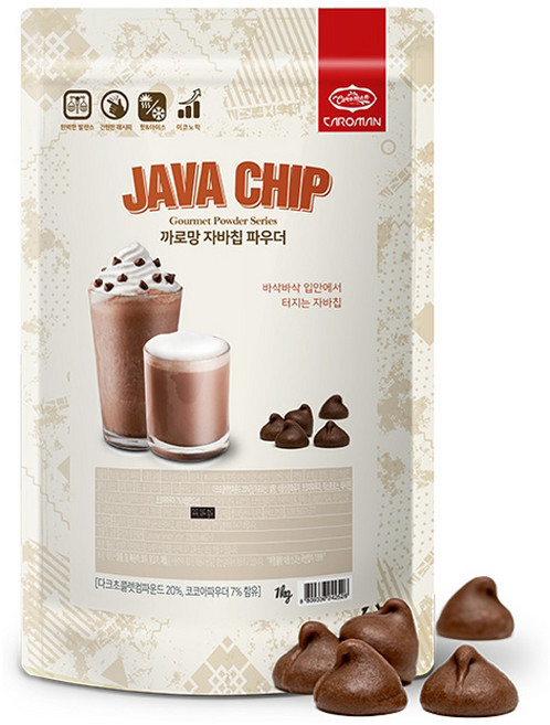 까로망 자바칩 파우더, 1kg, 1개입, 1개, 1kg