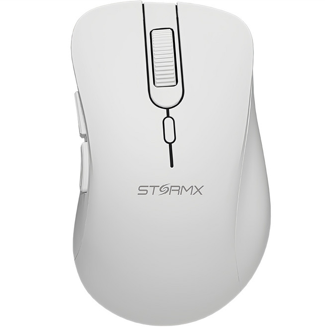스톰엑스 제닉스 무소음 무선 마우스 WM1, STORMX WM1, 화이트