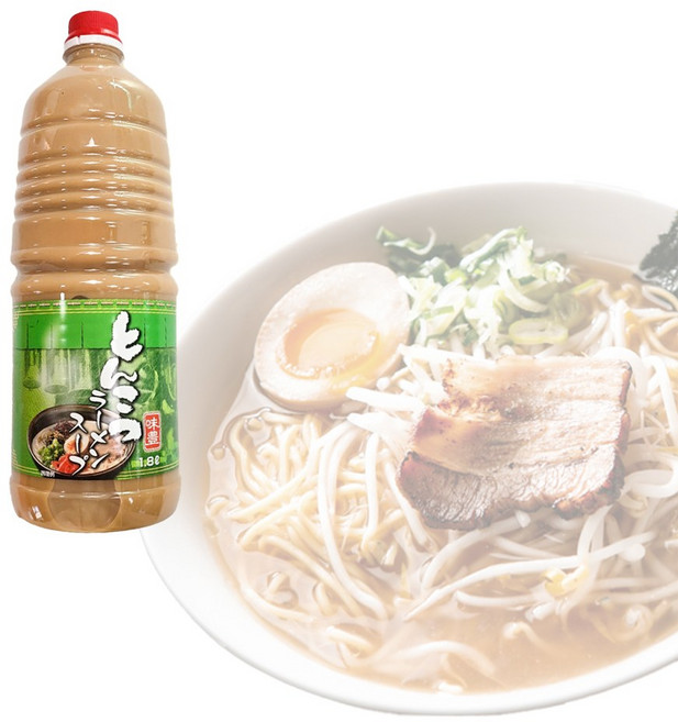 달디단마켓 코우 유타카 돈코츠라멘스프 1.8L 일식 라멘소스 업소용 대용량 돈꼬츠, 1개