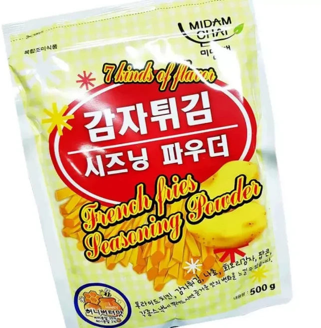 허니버터맛 감자 시즈닝 10개 양념 업소용, 500g, 1개