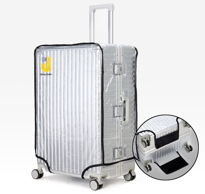 고급형 투명 캐리어 커버 PVC 보호 케이스 덮개 20 24 28 30 여행용