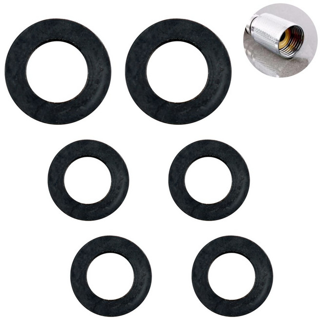 아이티플러스 수도 샤워기 누수방지 고무패킹 오링 고무링 15A 20A, 블랙