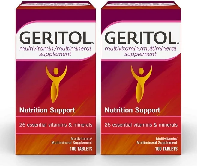Geritol 멀티비타민 태블릿 100TB - (2팩) - 쿠팡