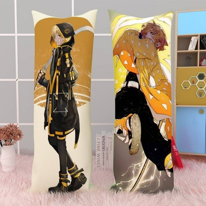 쿠션 베개 대형 시노부 귀멸의칼날 다키마쿠라 네즈코 바디필로우 캐릭터 인형, 투웨이, 19. 19개 그룹