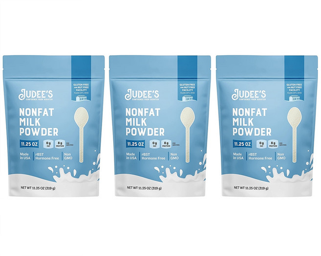 Judees 주디스 탈지분유 무지방우유 Nonfat Milk Powder 319g 3개