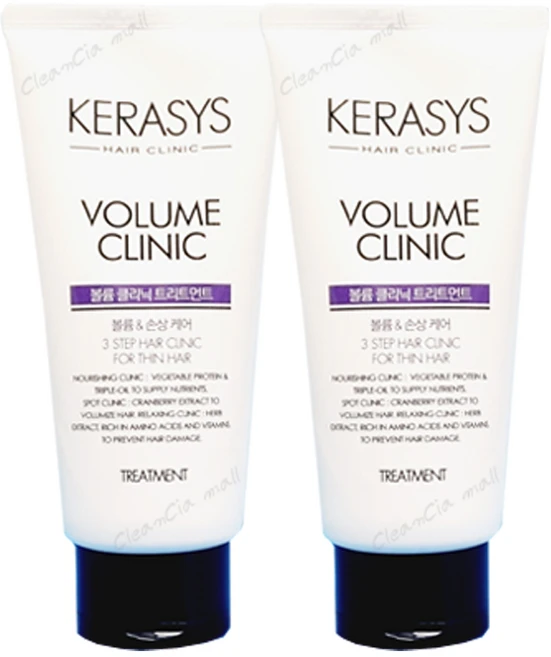 케라시스 헤어클리닉 트리트먼트 볼륨 클리닉 300ml, 2개 - 쿠팡