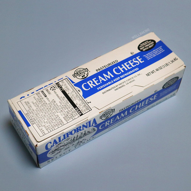 (아이스박스 무료) 냉장 캘리포니아 셀렉트팜스 크림치즈 1.36kg, 1개