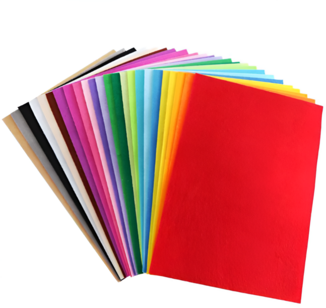 펴나나다 40색 컬러 비접착 펠트지 DIY 세트, 1세트, 혼합색상