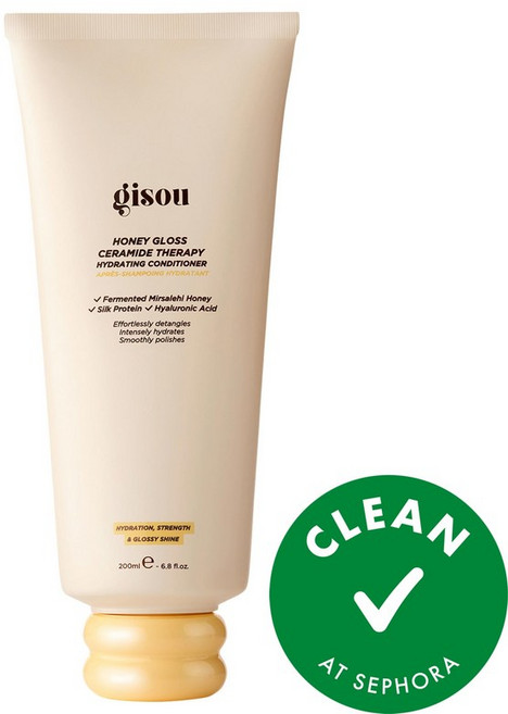 Gisou 기수 허니 글로스 세라마이드 테라피 하이드레이팅 컨디셔너, 01번6.8 oz/200 ml