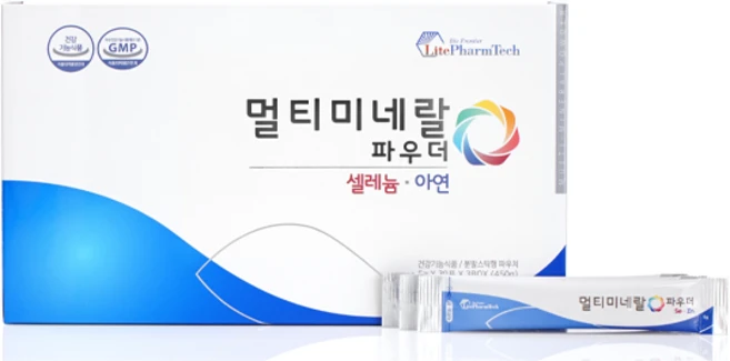 (병원전용제품) 멀티미네랄파우더 (90포) 아연 셀레늄 마그네슘 / 사은품증정, 1개, 450g - 쿠팡