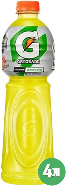 게토레이 레몬, 1.5L, 4개