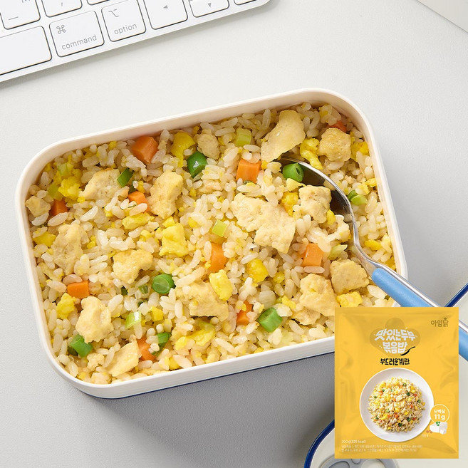 [아임닭] 맛있는 두부 볶음밥 부드러운 계란, 8개, 200g