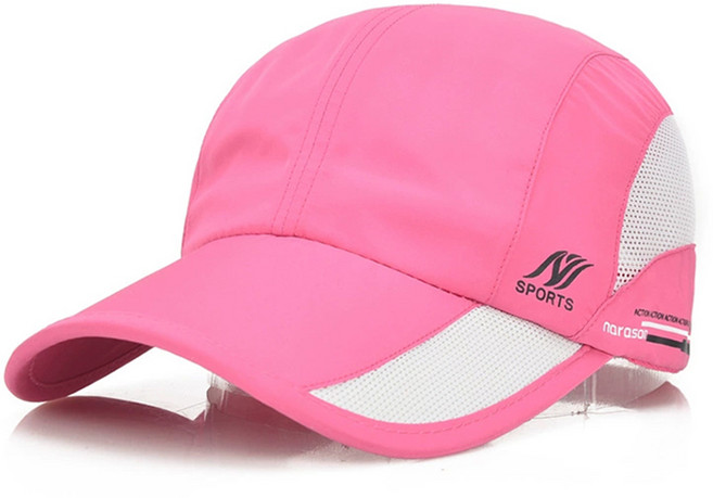 남성 런닝헬스니스 선캡 드라이핏 캡모자, 레드, 조정가능한, 1개