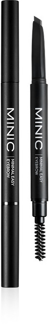 [남자눈썹펜슬] 미닉 미니멀 이지 오토 아이브로우 펜슬, 1개, 내추럴 블랙