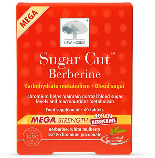 영국 뉴노르딕 New Nordic Sugar Cut Berberine 슈가 컷 베르베린 400mg, 2개, 60정