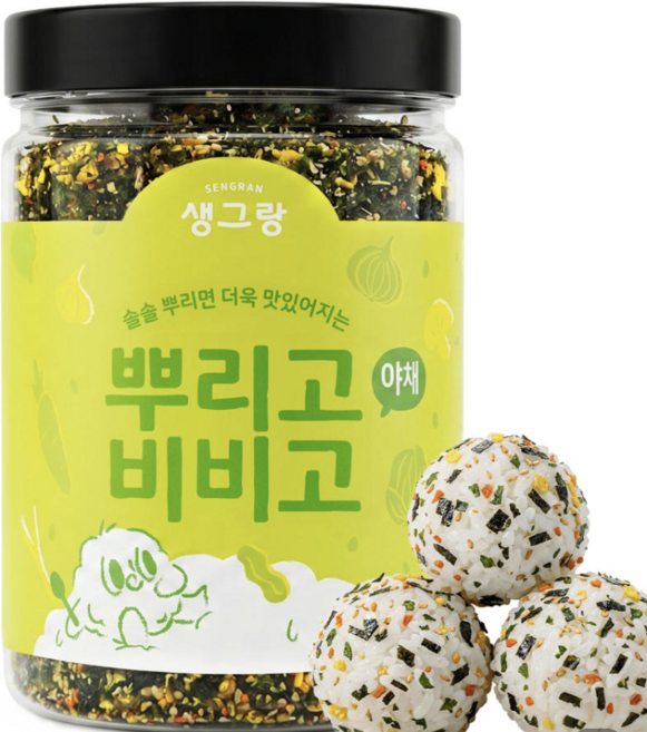 생그랑 뿌리고비비고 야채 후리가케, 180g, 1개