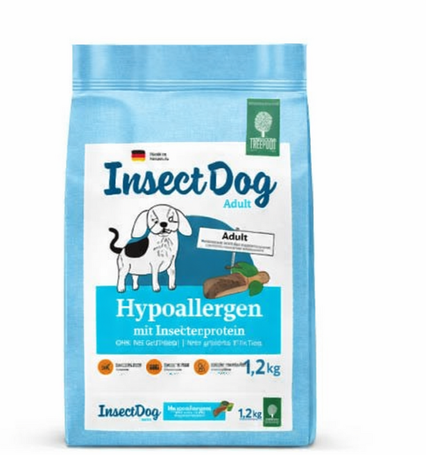 그린펫푸드 어덜트 인섹트도그 하이포알러지 건식사료, 곤충, 1.2kg, 1개