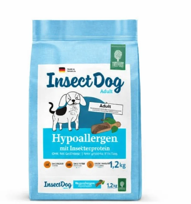 그린펫푸드 어덜트 인섹트도그 하이포알러지 건식사료, 곤충, 1.2kg, 1개 - 쿠팡