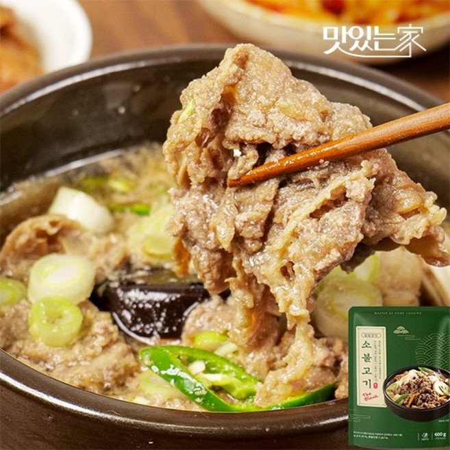 집밥장인 소불고기 더 블랙 600g, 4팩, 1개