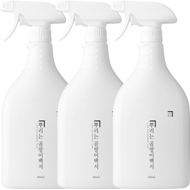 살림백서 뿌리는 곰팡이제거제, 800ml, 3개
