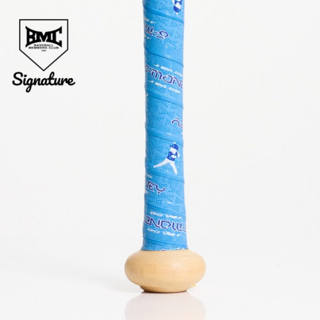 비엠씨 BMC 프로그립 배트랩 박병호 시그니쳐 야구배트그립 0.5mm 1.1mm(5칼라), 화이트